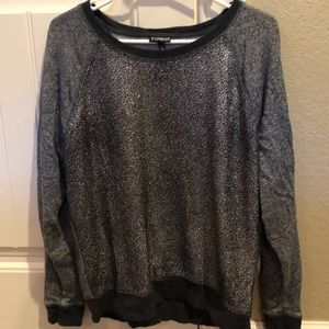 Express sweatshirt metallic large